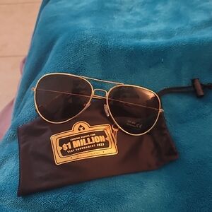 Carnival Cruise Line Casino Gold Aviator Sunglasses